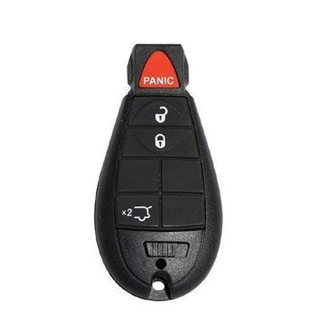 SOLIDKEYS SolidKeys: Chrysler, Dodge Jeep OEM Replacement FOBIK - 4 Button w/ Hatch SLD-CDHBL-G150